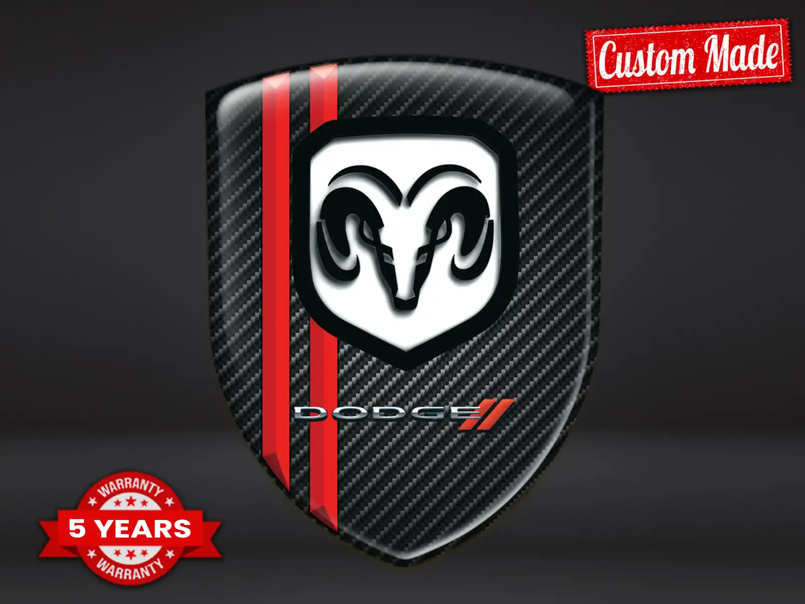 Dodge Letras Pegatinas Auto Máximo Duradero Estilo Pro